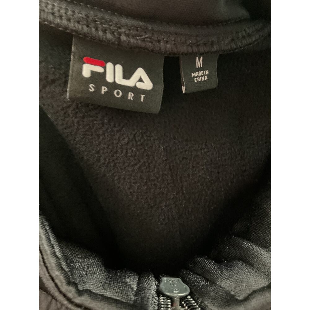 Fila Women's Black Polyester Basic Jacket - Size M - image 3